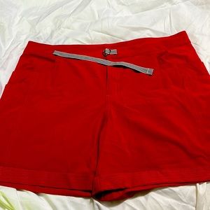 Zyia Hiking Shorts—Brick Red